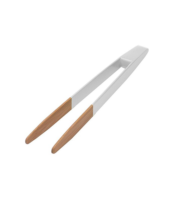 TILIYHELLO Pince à grille-pain magnétique en bambou de 30 cm Pince