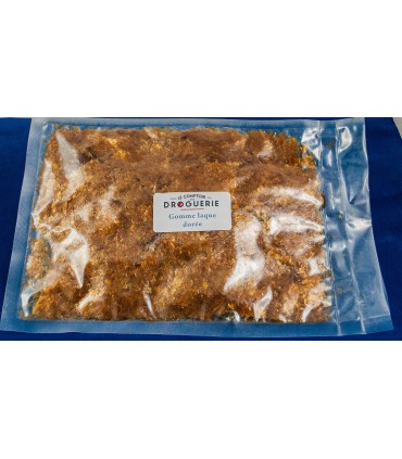 Gomme laque blonde dorée. (100G)