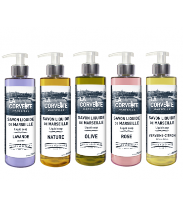 Savon Liquide de Marseille 250 mL - Parfum au Choix - La Corvette