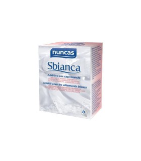 Sbianca Additif pour les Vêtements Blancs 20 Gr X 8 Sachets - Nuncas
