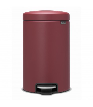 Poubelle à Pédale NewIcon 12 L Bordeaux - Brabantia