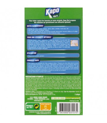 PIEGES A MITES ALIMENT. ETUI DE 2