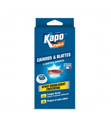 BOITE APPAT CAFARD BLATTE ETUI 4