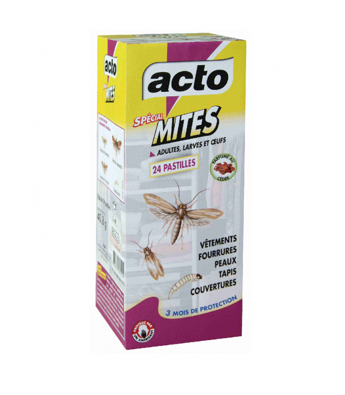 Pastilles Anti Mites des Vêtements X 24 - Acto