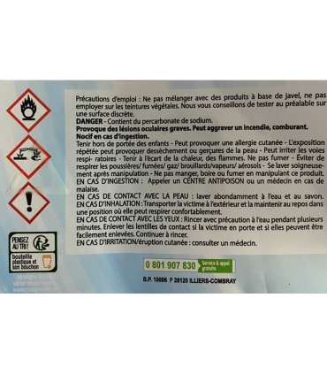 SEL BLANCHISSANT BIO 500G