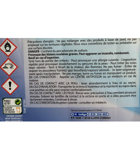 Sel Détachant Oxygène Actif Oxy'Textil' 500g. - KiNetoiVert