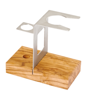 Porte blaireau et porte rasoir olivier - Redecker