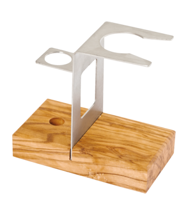 Porte blaireau+ rasoir olivier - Redecker