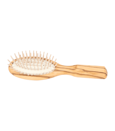 Brosse cheveux olivier rond - Redecker