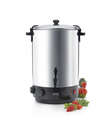 Stérilisateur élect. inox avec robinet et minuteur 28L