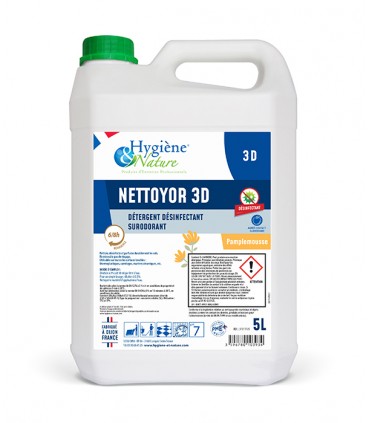 NETTOYOR 3D PAMPLEMOUSSE 5L