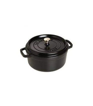 COCOTTE RONDE 20 CM NOIR