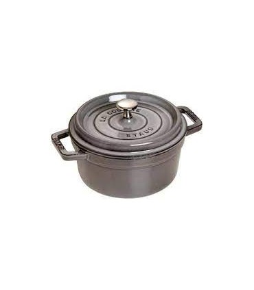 COCOTTE RONDE 20 CM GRIS GRAPHITE