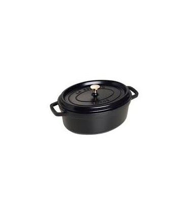 COCOTTE OVALE 29 CM NOIR