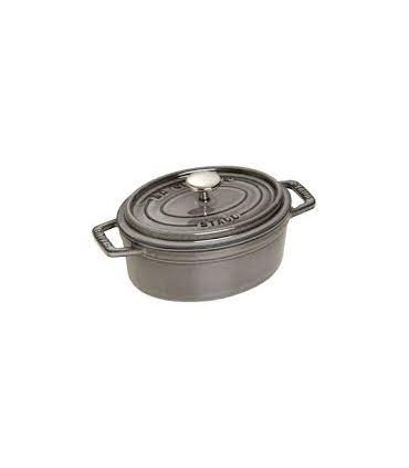 COCOTTE OVALE 29 CM GRIS GRAPHITE