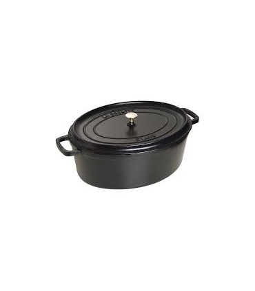 COCOTTE OVALE 41 CM NOIR STAUB