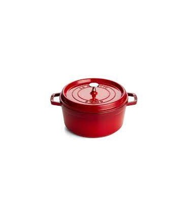 COCOTTE RONDE 20 CM CERISE