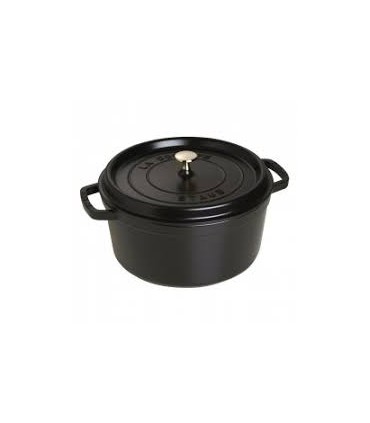 COCOTTE RONDE 30 CM NOIR