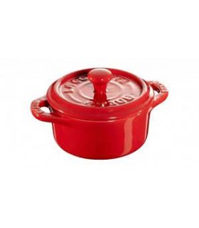 MINI COCOTTE 10CM CERAMIQUE CERISE - STAUB