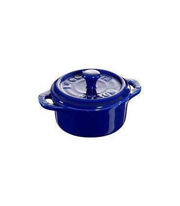 MINI COCOTTE 10CM CERAMIQUE BLEU - STAUB