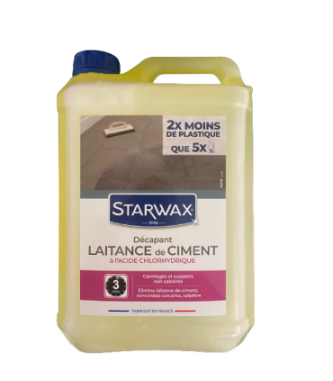 Décapant laitance de ciment pour sols carrelés 1 L - STARWAX - Mr