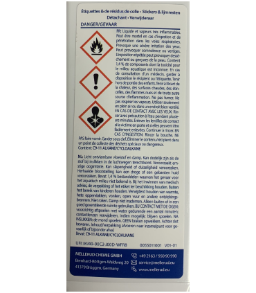 DETACHANT AUTOCOLLANTS  0.25L  MELLERUD