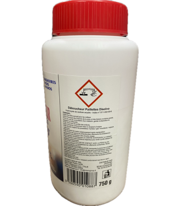 DEBOUCHEUR DISOLVO PAILLETTE 750G