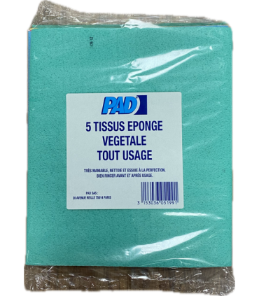 CARRÉS VAISSELLE EPONGE 18X20CM LOT DE 5