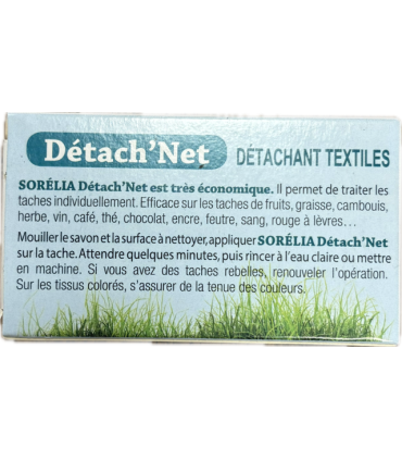 Savon détachant textile Detach'net 100g