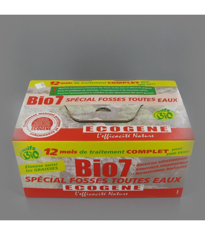 Activateur fosses septiques Bio 7 Choc Ecogene