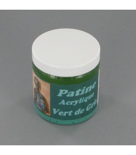 PATINE ACRYLIQUE VERT DE  GRIS 250 ML