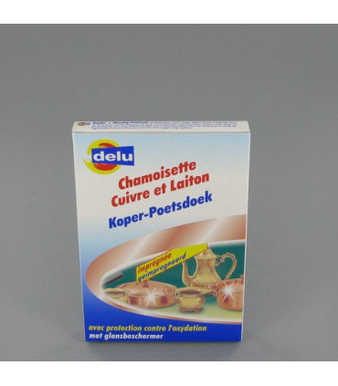 CHAMOISETTE CUIVRE ET LAITON DELU