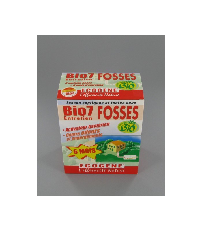 Entretien de fosses septiques, Bio7 6 mois, 480g. ECOGENE