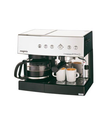 Combiné Auto (11406) 19 Bars Chrome Mat - Magimix.