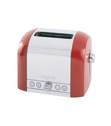 Toaster Inox 2T 1150W Rouge - Magimix.