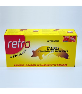 Répulsif ultrasons Taupes (solaire). - Retro.