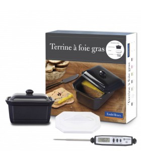 Coffret Terrine à Foie gras 3 pièces. - Emile Henry.