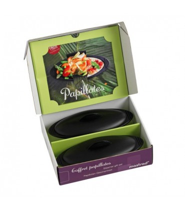 Coffret 2 Papillotes Gourmandes + Livre Recettes. - Mastrad.