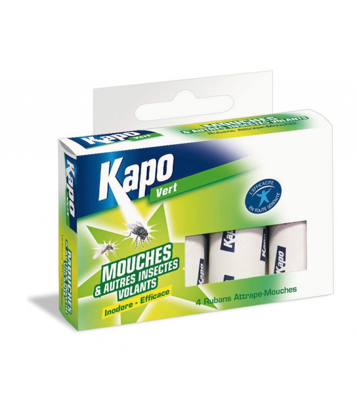 Rubans Attrape-Mouches Kapo, Insecticide Naturel 