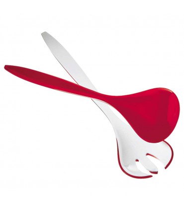 Couverts à salade bicolores Vintage Rouge - Guzzini