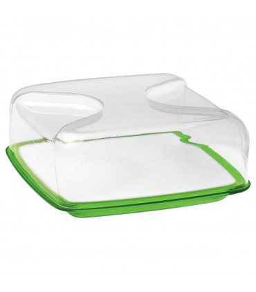 Cloche à fromage carrée Bolli Vert - Guzzini