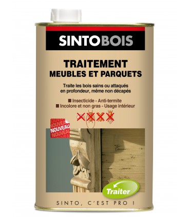Traitement Meubles et Parquets 500ml. - Sinto
