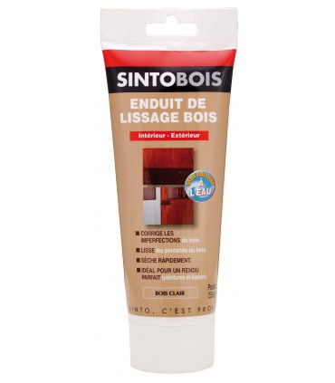 Enduit de lissage Bois Clair - Sinto