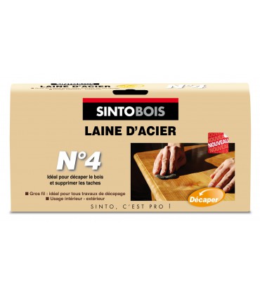 Laine d'acier Antiquaire N°4 150g. - Sinto