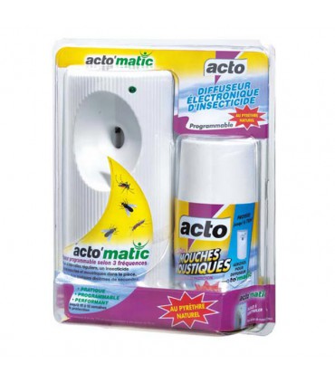 Acto'matic Diffuseur Électrique Aérosol Insecticide 250 mL - Acto